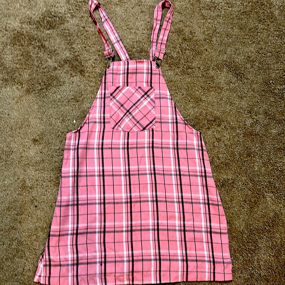 Pink overalls